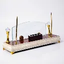 Golden Wooden Desk Organizer.webp