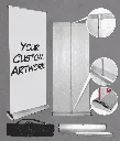 Heavy-Duty Retractable Rollup Banner Stand | Broad Base Pull-Up Display (3.5kg, 4kg & 5kg Options) – Sokev Studio