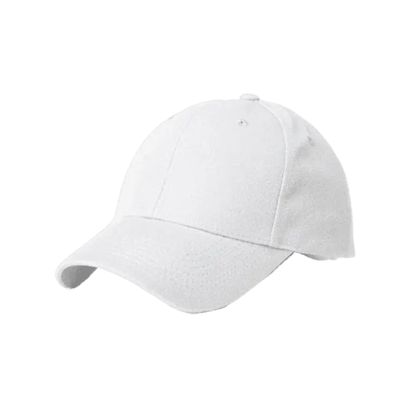 Unisex Baseball Caps Adjustable White.webp