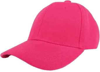Unisex Baseball Caps Adjustable Hot Pink.webp