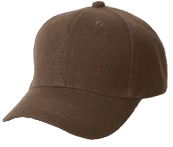 Unisex Baseball Caps Adjustable Brown.webp