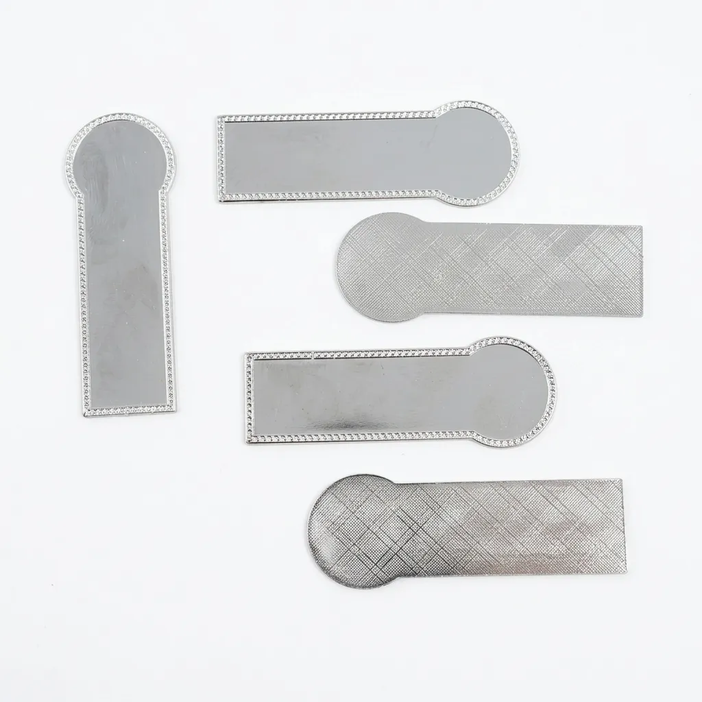 Domed Round Corner Name Tags | Custom Branded Staff Badges (Silver)